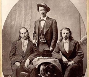 Wild Bill Hickok, Texas Jack Omohundro, and Buffalo Bill Cody, 1873.