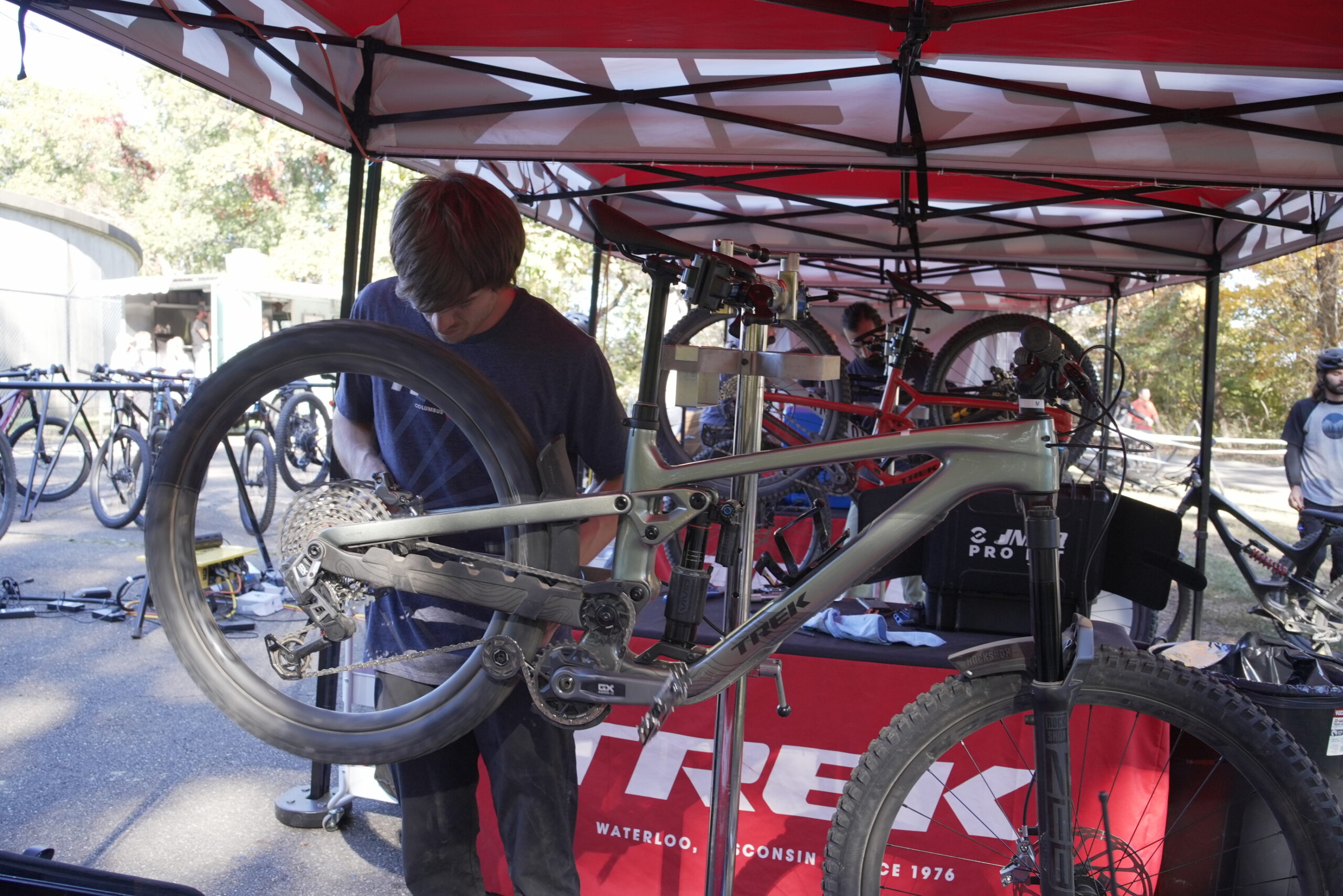 Thrill-seekers on two wheels transform Horns Hill Park into a