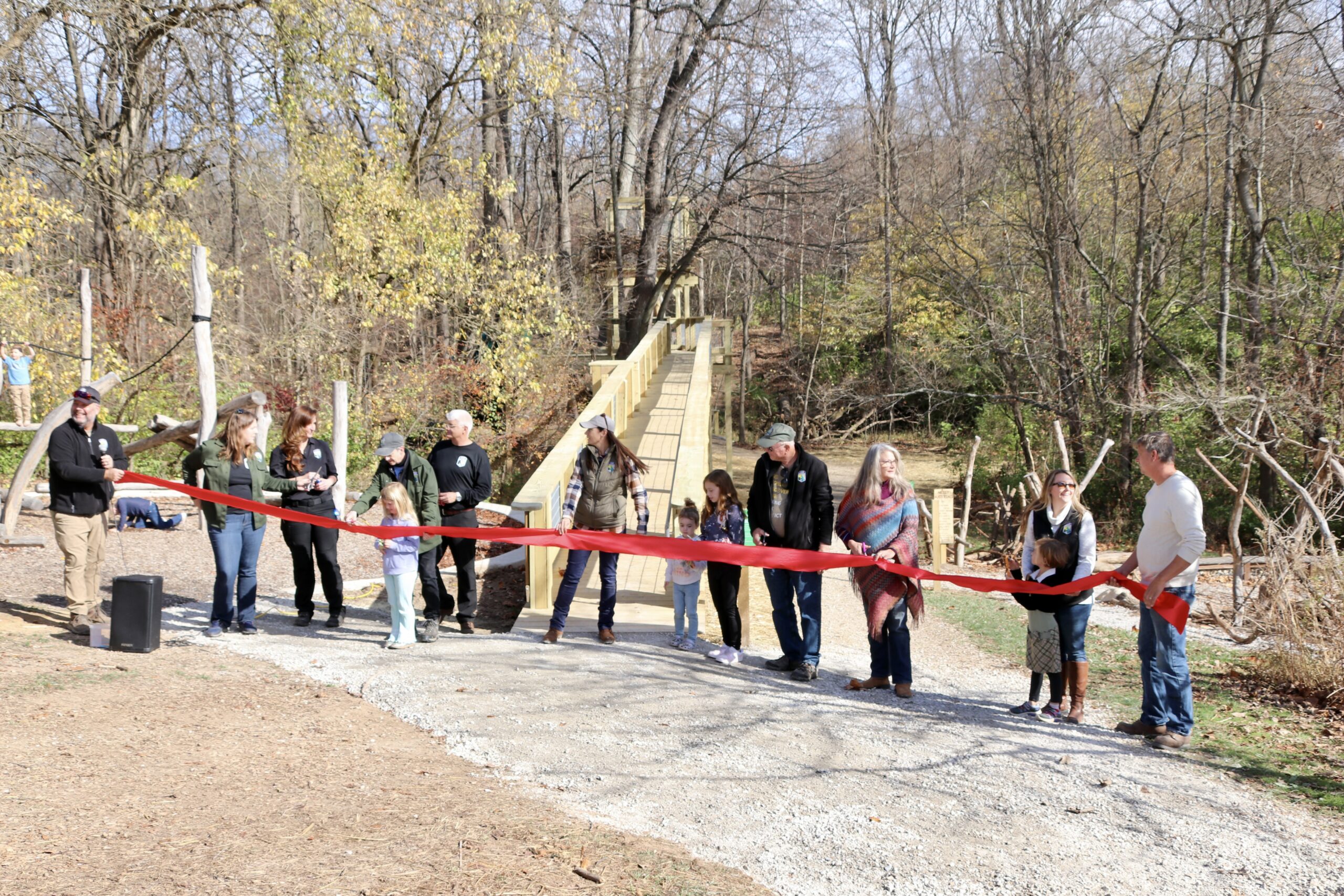 Infirmary Mound Park celebrates new accessible play zones in