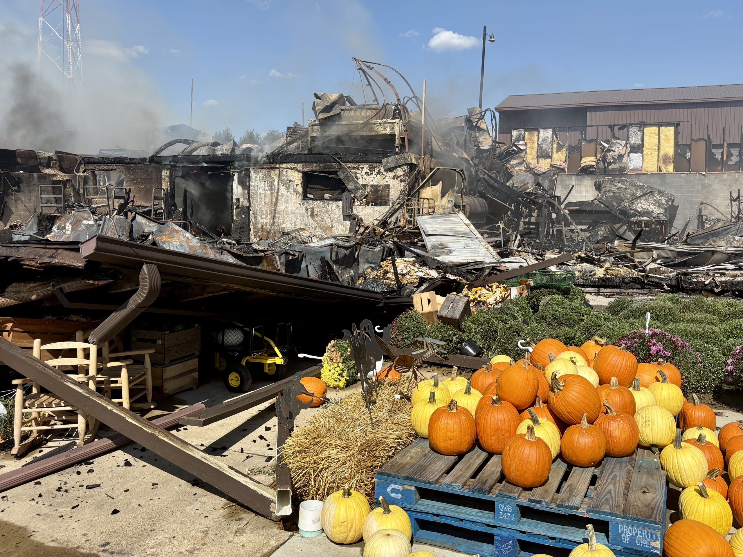 Fire engulfs Legend Hills Orchard storefront and production